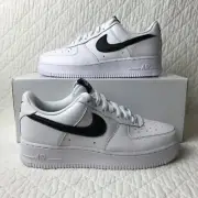 Nike ID By You Air Force 1 Shoes Women’s SZ 7.5 White Black DN4165-991