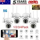 Security Camera System Outdoor Home 5G Wifi Night Vision Cam 1080P HD Wireless~