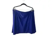 Miraclesuit NEW 20W Vivid Navy Blue Pull On Swim Skirt Modest