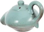 UPKOCH Decorative Ceramic Waterfall Jar Elegant Tabletop Fountain for Use Promotes Aquarium Circulation Easy Setup with Water Inlet Unique Home Decor Accent with Tube