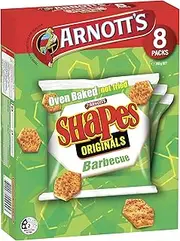 Arnott's Shapes Original Crackers BBQ Multipack 8 Pack