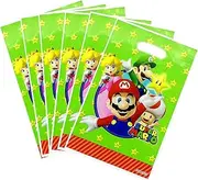 BXM 30PCS Mario Theme Gift Bags Party Favors Bags Treat Candy Bags For Kids Birthday Video Game Party