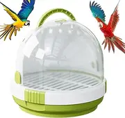 Hamster Cage Travel, Hamster Carrier Backpack for Travel, Hamster Travel Carrier Carry Case, Hard Shell Hamster Carrier, Ventilated Hamster Travel Carrier for Parakeet Cockatiel