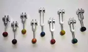 Solfeggio Tuning Forks Weighted Set of 9 with Color Removable Balls for Healing