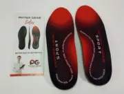 Physix Gear Full Length Orthotic Insoles Mens 7-9.5 Plantar Fasciitis Heel Pain