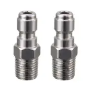 Pressure Washer Coupler Quick Connect Plug 1/4 Inch Male NPT Fitting 5000 PSI...