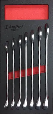 Ampro Thin Wall Imperial Combination Wrench Set 5 Piece TS50101