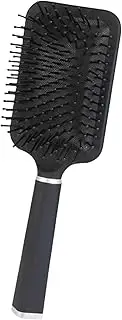 FlyNautics Hair Brush, Wet & Dry Detangling Paddle Brush Set for Women Men, Straight and Smooth Soft Touch Black
