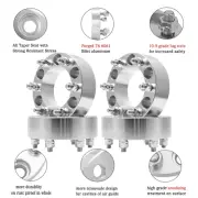4PCS Wheel Spacers 50MM For Toyota LANDCRUISER PATROL PAJERO HILUX PRADO 6STUD, (for: Toyota)