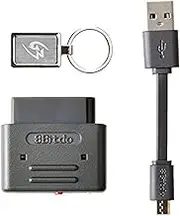 Mcbazel 8Bitdo PS3 Dualshock 3 PS4 Dualshock 4 Wiimote Wii U Pro Nintendo Switch Joy-Con Nintendo Switch Pro Controller To SNES SFC Console Bluetooth Wireless Gaming Retro Receiver With Keychain