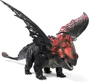 Dreamworks Dragons, How to Train Your Dragon, Titan Red Death, 58,5-cm Dragon Volcano Island Action Figure, Kids Toys for Boys Ages 4 and up