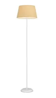 Jackson Wheat and White Minimalist Floor Lamp