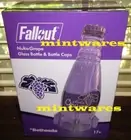 Fallout Nuka Cola Grape Glass Rocket Bottle & 10 Caps Replica NEW