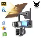 WiFi Security Camera | 4K Ultra HD | 8MP Dual Lens | 10X Zoom | Solar-Powered