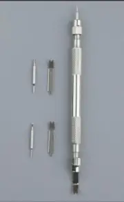 Wrist Watch Band Pin Pusher Spring Bar Strap Link Remover Repair Pry Tool With 4