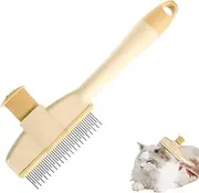 Pet Flea Comb - Kitten Flea Comb Tick Removal Brush | Ergonomic Cleaning Tools Pet Accessories, Tick Remover Brush for Deshedding Grooming