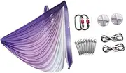 Pilates Yoga Hammock Set with Carabiners Strength Training Yoga Starter Kit Inversion Equipment for Home Gym Exercise
