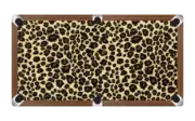 LEOPARD Custom Made Printed Pool Snooker Billiard Table Felt Cloth Mancave