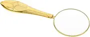 SECFOU Elegant Handheld Magnifying with Embossed Handle High Clarity Optical Lens for Reading Inspection Crafts Comfortable Grip Portable Design for Easy Carrying