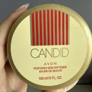 Avon CANDID Perfumed Cream Skin Softener Lotion Jar 2020 5 fl oz / 150ml
