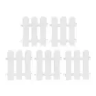 5pcs Fence Ornaments No Rough Edge Burr Free Indoor Outdoor Picket Fence