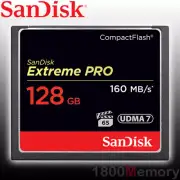 GENUINE SanDisk 128GB Extreme PRO Compact Flash CF Card 1067X 160MB/s UDMA7 128G