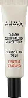 AHAVA CC Cream with Dead Sea Minerals, Skin Protection SPF 30, Vegan, 1.0 fl. oz.