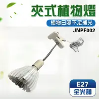 在飛比找momo購物網優惠-【君沛】夾式 植物燈 40瓦 E27 植物燈泡 全光譜 全電