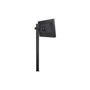 Atdec Spacedec Display Donut Pole 750mm Black - Single monitor or POS display mount - includes one QuickShift Donut