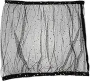 Happyyami Bird Cage Mesh Bird Cage Cover Rabbit Deterrent Birdcage Birdcage Cover Outside Nests Prevent Crow Birdbath Bowl Feeder Budgie Parrot Net Catcher Guard Net Gauze Black