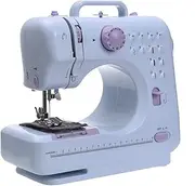 Mini 12 Stitches Sewing Machine Household Multifunction Double Thread and Speed Free-Arm Crafting Mending Machine LED