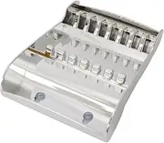 minkissy Slip Hairdresser Scissors Holder Stand Case Professional Storage Shelf for Hair Salon Tools Durable Fits Up to Scissors Easy Fix with Double Suction Cups Silver
