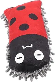 Plush Ladybird Dog for Puppies Interactive Chew Soft Teething Plush for Dogs Pet Friendly Design Engaging Cartoon Shape for Entertainment and Exercise
