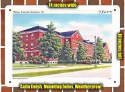 METAL SIGN - Virginia Postcard - Marine Barracks, Quantico, Va. 1
