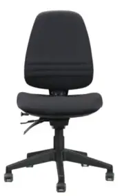 New Rapidline Office Chair Heavy Duty Fully Ergonomic High Back 4 Lever Black
