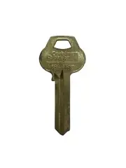 Corbin Russwin 77-6PIN-10 Single Section Standard Bow Key Blanks, Nickel Plated