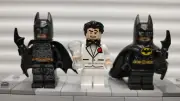 LEGO Bruce Wayne (SH308) Tim Burton's (SH607) Batman The Dark Knight (SH791) NEW