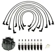 ACDelco Ignition Kit Distributor Rotor Cap Wire Spark Plugs for C10 C1500 K2500