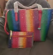 New With Tags Brahmin Confection Brooke Tote With Matching Wristlet