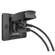 Scanstrut Flip Pro W/Front Fit Bezel 12/24V Fast Charge Dual Usb-A/C Socket