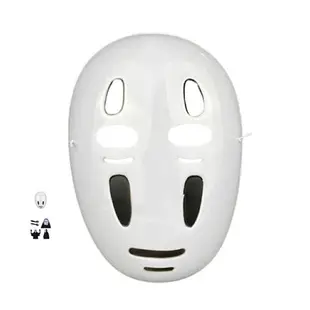 SAS 無臉男面具 動漫風動漫節 千與千尋面具 擬人面具 cosplay面具 無臉男表演服 道具裝扮 TOY40