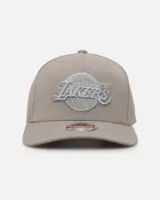 [MITCHELL & NESS] Mitchell & Ness Los Angeles Lakers 'Seasonal Core' Mvp Snapback Khaki - Size ONE ONE Khaki