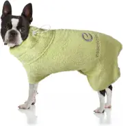 E ESSENTIAL DOG - Pet Dog Natural Bamboo Bathrobe, Small