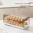 Transparent Refrigerator Egg Box Large Capacity Refrigerator Storage Box