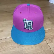 New Era 5950 Detroit Tigers Pink/Green Passion Forest ASG 2005 Fitted 7 1/8 Hat