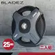 【BLADEZ】OP1-PU灰色奧林匹克包膠槓片-25KG(二入組)