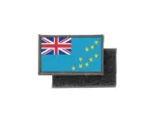 Flag patch printed badge country tuvalu