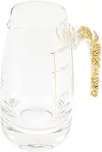 iplusmile Liquor Dispenser Crystal Glass Decanter Elegant Whiskey Container for Home Bar Smooth Pouring Design for Entertaining Friends and Family No Leakage