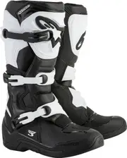Alpinestars Tech 3 S23, boots , color: Black/White , size: 12 US