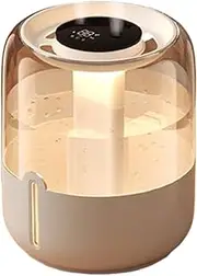 Humidifiers for Bedroom | 6.8L Cool Mist Diffuser Top Fill Humidifier | USB Charging Bedroom Air Humidifier, Easy to Clean Humidifier, 2 Nozzles for Baby